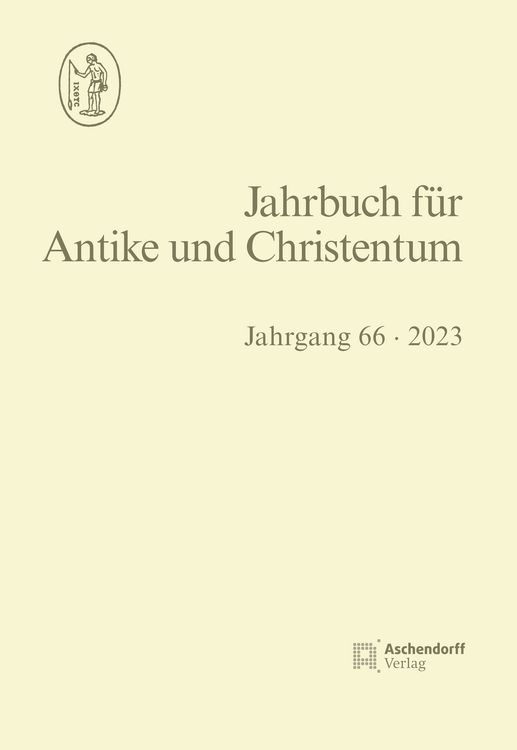 Produktbild: Jahrbuch f&uuml;r Antike und Christentum / Jahrbuch f&uuml;r Antike und Christentum Jahrgang 66/2023