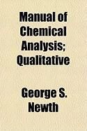 Produktbild: Manual of Chemical Analysis; Qualitative