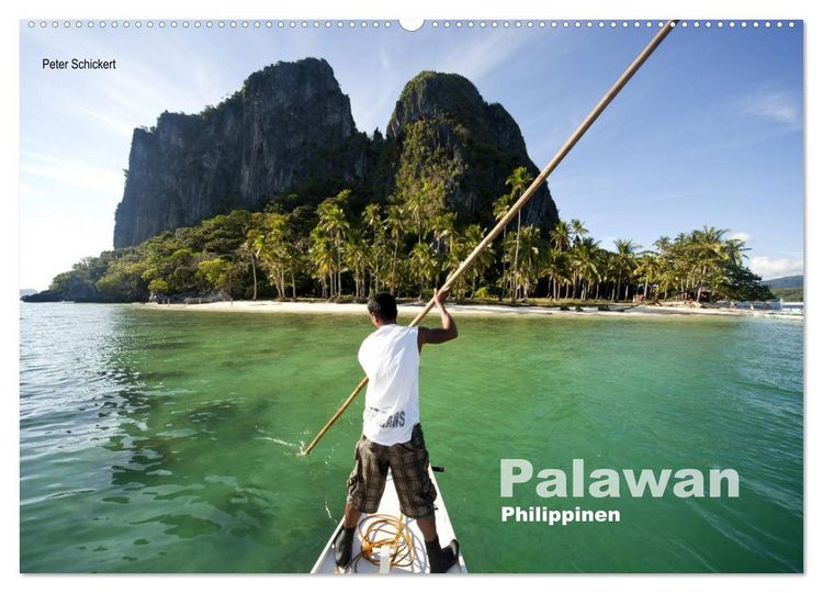 Produktbild: Palawan (Wandkalender 2026 DIN A2 quer), CALVENDO Monatskalender