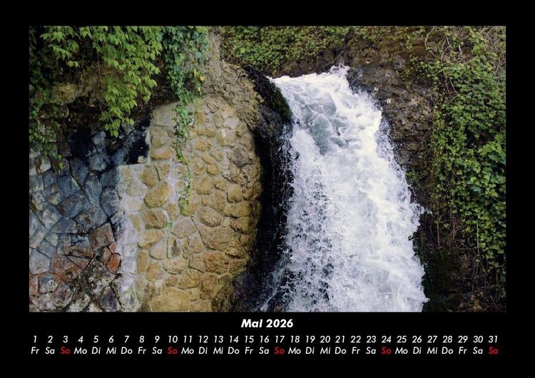 Produktbild: Wasserf&auml;lle 2026 Fotokalender DIN A3