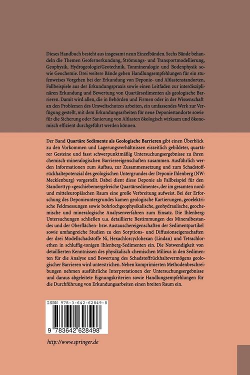 Produktbild: Handbuch zur Erkundung des Untergrundes von Deponien und Altlasten