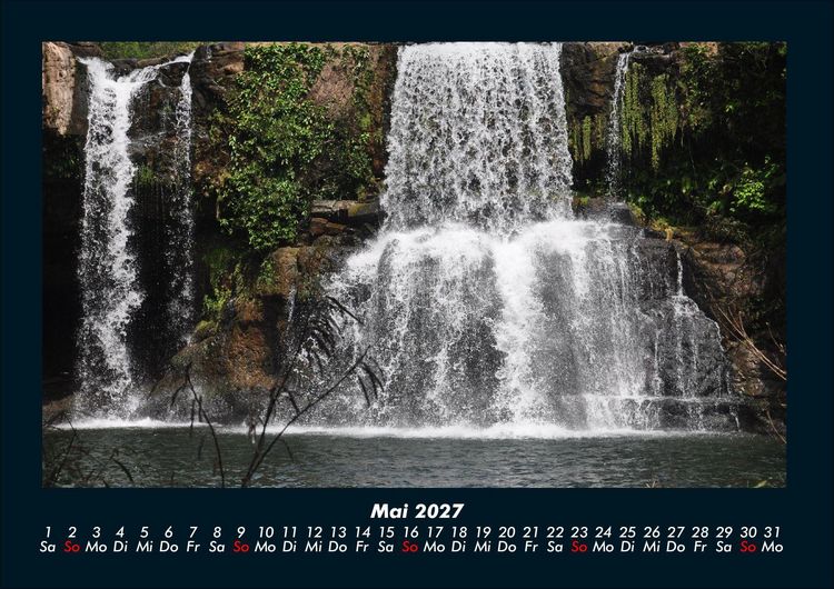 Produktbild: Wasserf&auml;lle 2027 Fotokalender DIN A4