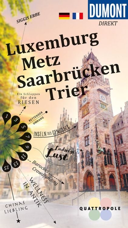 Produktbild: DUMONT direkt Reiseführer Luxemburg, Metz, Saarbrücken, Trier