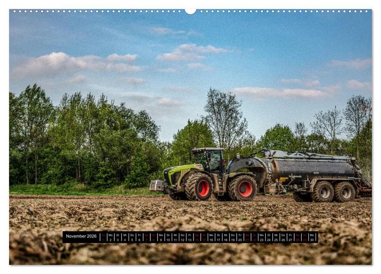Produktbild: Landwirtschaft - Von der Saat bis zur Ernte (hochwertiger Premium Wandkalender 2026 DIN A2 quer), Kunstdruck in Hochglanz