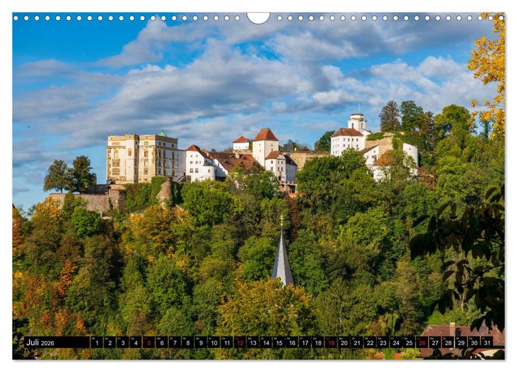 Produktbild: Passau - Die Dreifl&uuml;ssestadt (Wandkalender 2026 DIN A3 quer), CALVENDO Monatskalender