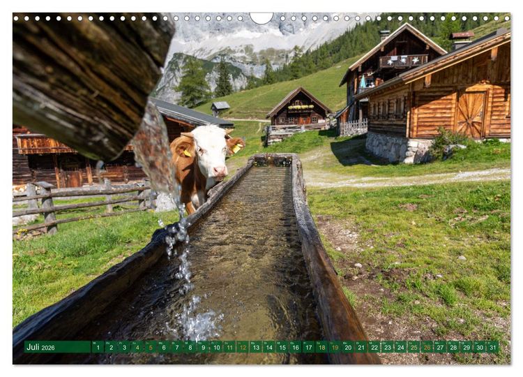 Produktbild: Sch&ouml;ne Alpenl&auml;nder (Wandkalender 2026 DIN A3 quer), CALVENDO Monatskalender