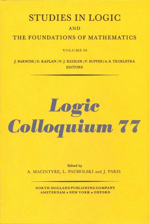 Produktbild: Logic Colloquium '77