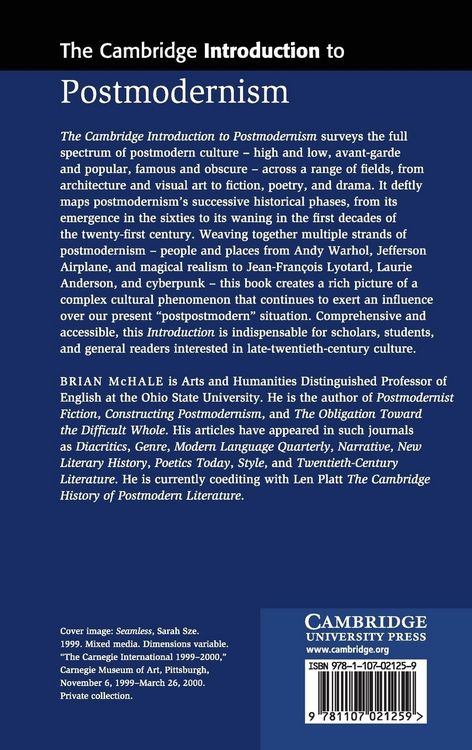 Produktbild: The Cambridge Introduction to Postmodernism