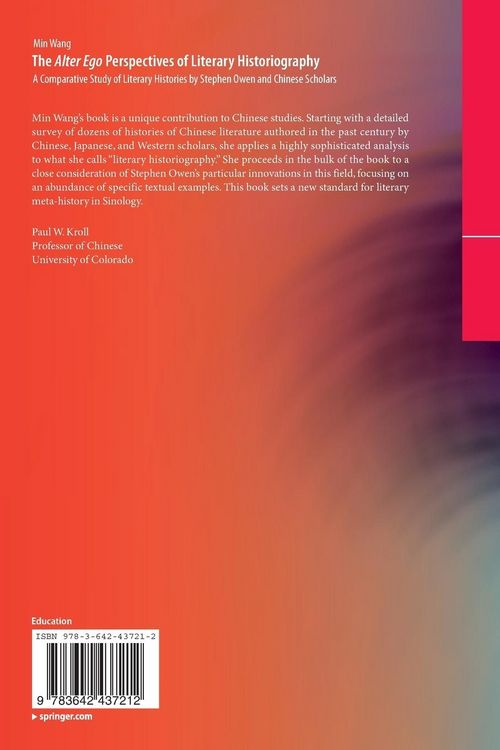 Produktbild: The Alter Ego Perspectives of Literary Historiography