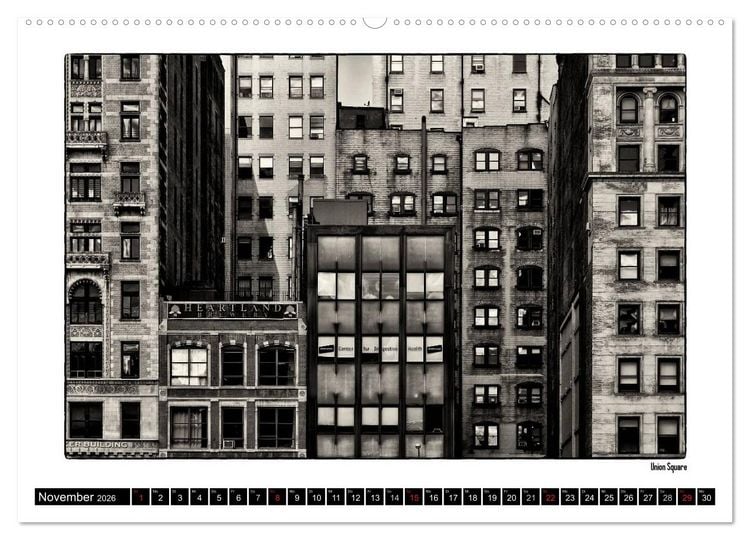 Produktbild: Manhattan Memories - Erinnerungen an New York (Wandkalender 2026 DIN A2 quer), CALVENDO Monatskalender