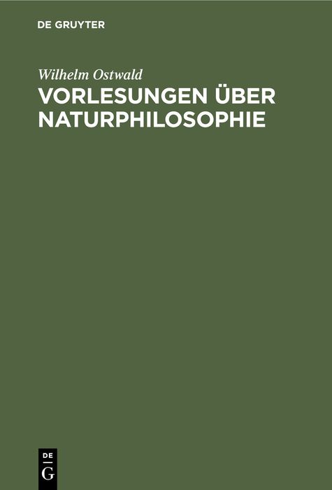 Produktbild: Vorlesungen &uuml;ber Naturphilosophie