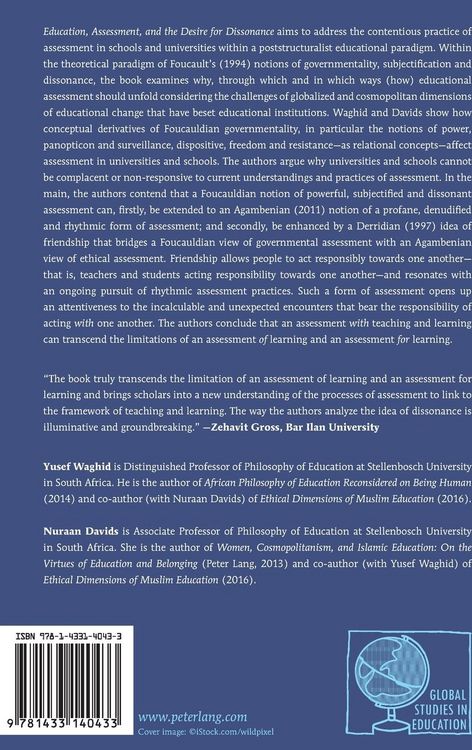 Produktbild: Education, Assessment, and the Desire for Dissonance