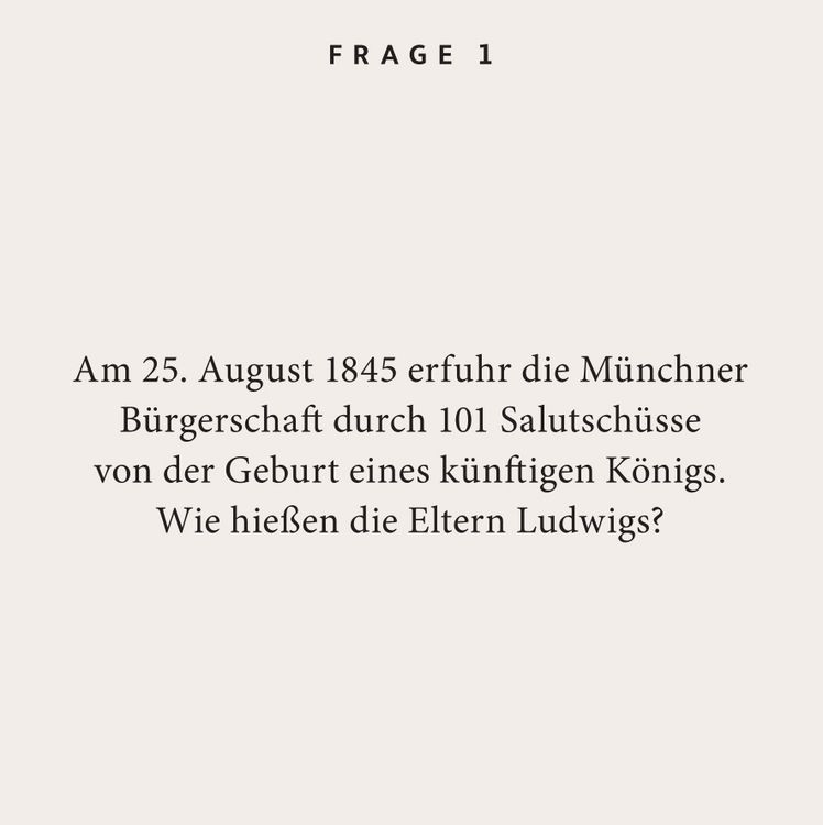 Produktbild: Ludwig II.-Quiz