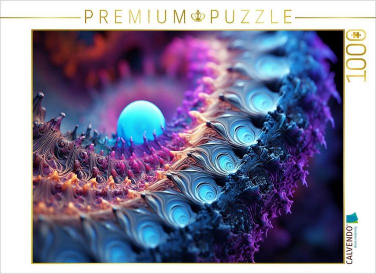 Produktbild: CALVENDO Puzzle Mandelbrot Fraktal 3D Interpretation | 1000 Teile Lege-Gr&ouml;&szlig;e 64x48cm Foto-Puzzle f&uuml;r gl&uuml;ckliche Stunden