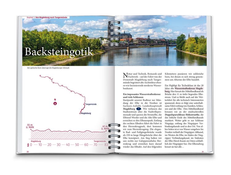 Produktbild: KOMPASS Radreisef&uuml;hrer Elberadweg, Von Magdeburg nach Cuxhaven