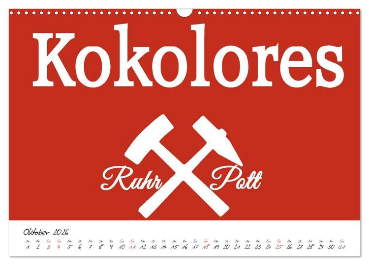 Produktbild: Ruhrpott Vokabeln (Wandkalender 2026 DIN A3 quer), CALVENDO Monatskalender