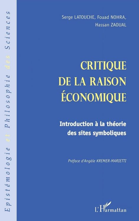 Produktbild: CRITIQUE DE LA RAISON &Eacute;CONOMIQUE