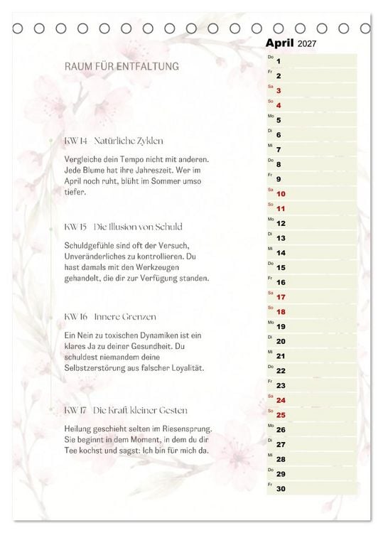 Produktbild: SEELENKOMPASS (Tischkalender 2027 DIN A5 hoch), CALVENDO Monatskalender