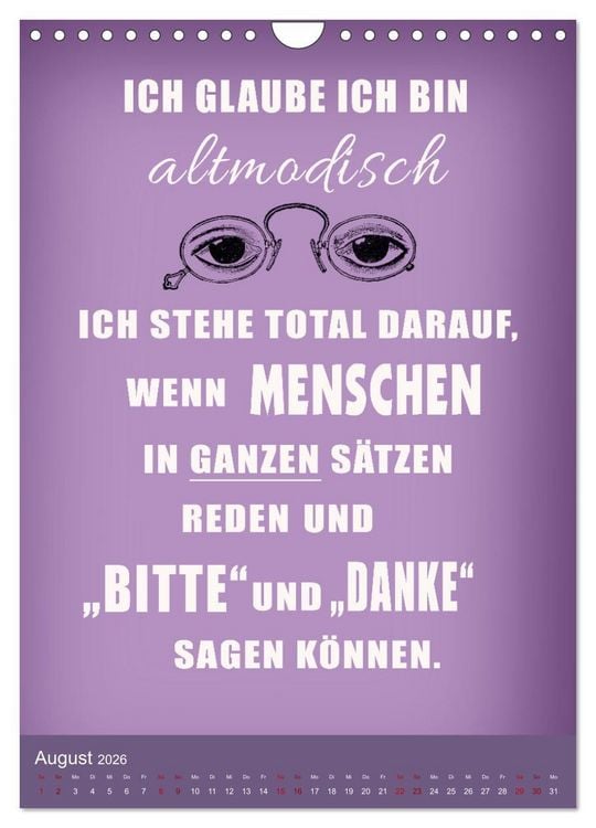 Produktbild: B&uuml;ro und so ... (Wandkalender 2026 DIN A4 hoch), CALVENDO Monatskalender