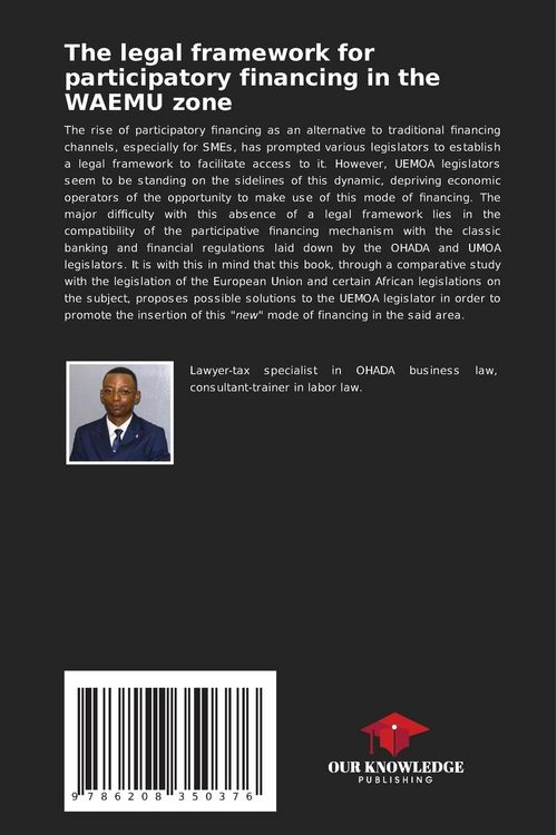 Produktbild: The legal framework for participatory financing in the WAEMU zone