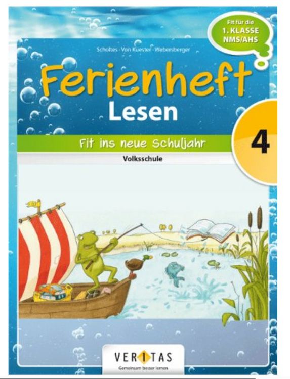 Produktbild: Lesen Ferienheft 4. Klasse Volksschule - Fit ins neue Schuljahr