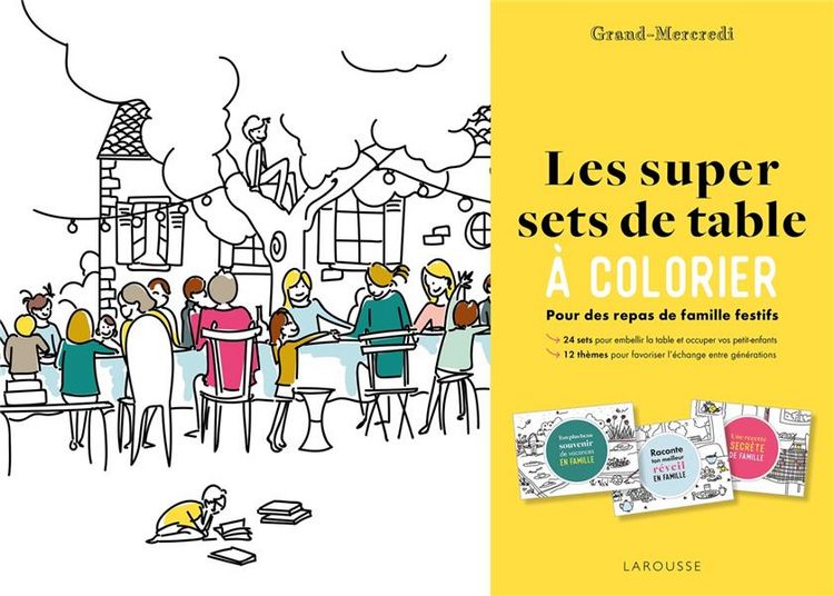 Produktbild: Les super sets de table &agrave; colorier