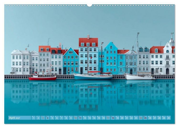 Produktbild: Hafenpoesie (Wandkalender 2027 DIN A2 quer), CALVENDO Monatskalender