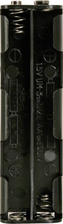 Produktbild: Velleman BH382B Batteriehalter 8x Mignon (AA) Druckknopfanschluss (L x B x H) 108.5 x 31.5 x 29.5 mm