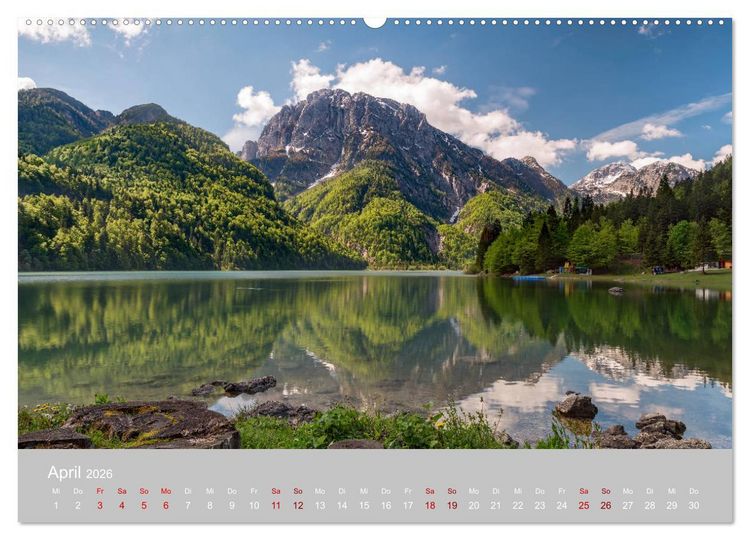Produktbild: Die Julischen Alpen (hochwertiger Premium Wandkalender 2026 DIN A2 quer), Kunstdruck in Hochglanz