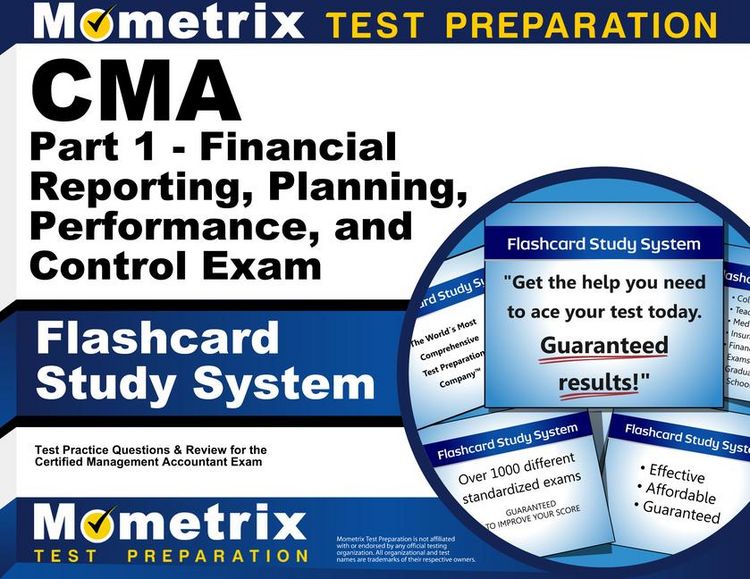Produktbild: CMA Part 1 - Financial Reporting, Planning, Performance, and Control Exam Flashcard Study System