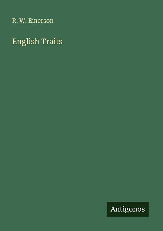 Produktbild: English Traits