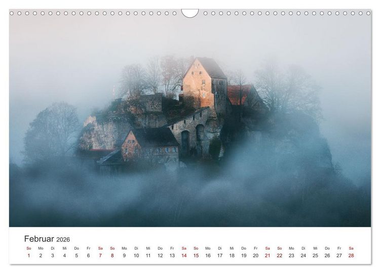 Produktbild: Fr&auml;nkische Schweiz &ndash; Zwischen Burgen, H&ouml;hlen und W&auml;ldern (Wandkalender 2026 DIN A3 quer), CALVENDO Monatskalender