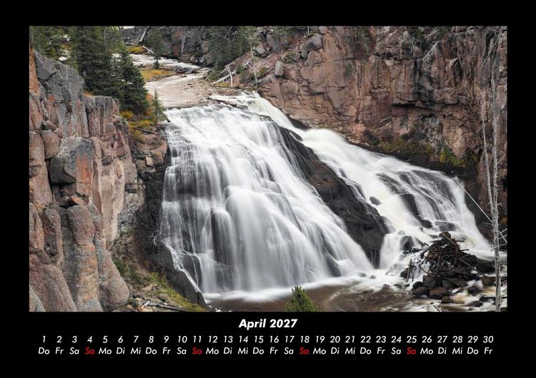 Produktbild: Wasserf&auml;lle 2027 Fotokalender DIN A3