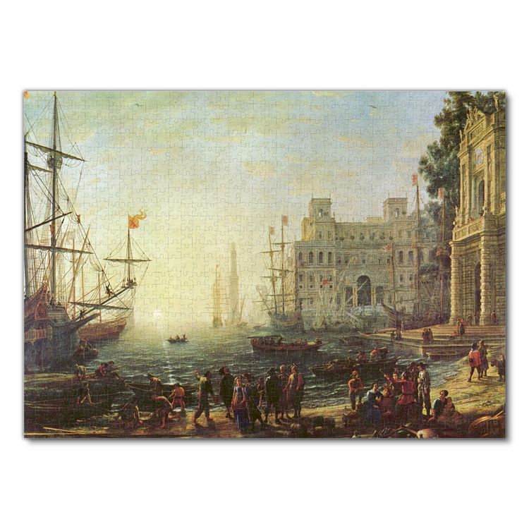 Produktbild: Lais Puzzle Claude Lorrain - Hafen mit der Villa Medici 1000 Teile