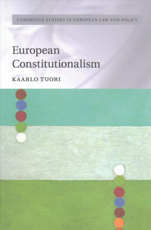 Produktbild: European Constitutionalism