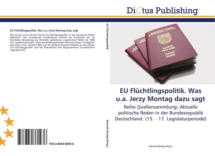 Produktbild: EU Fl&uuml;chtlingspolitik. Was u.a. Jerzy Montag dazu sagt