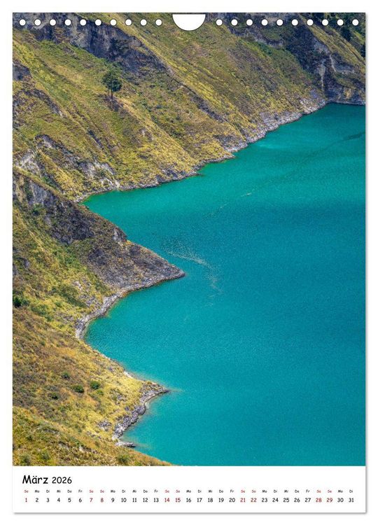 Produktbild: Traumhaftes Ecuador (Wandkalender 2026 DIN A4 hoch), CALVENDO Monatskalender