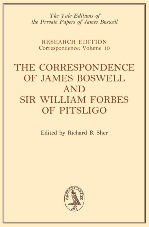 Produktbild: Correspondence of James Boswell and Sir William Forbes of Pitsligo