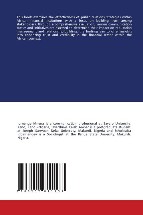 Produktbild: Building Trust: Evaluating Public Relations Approaches in African Fina
