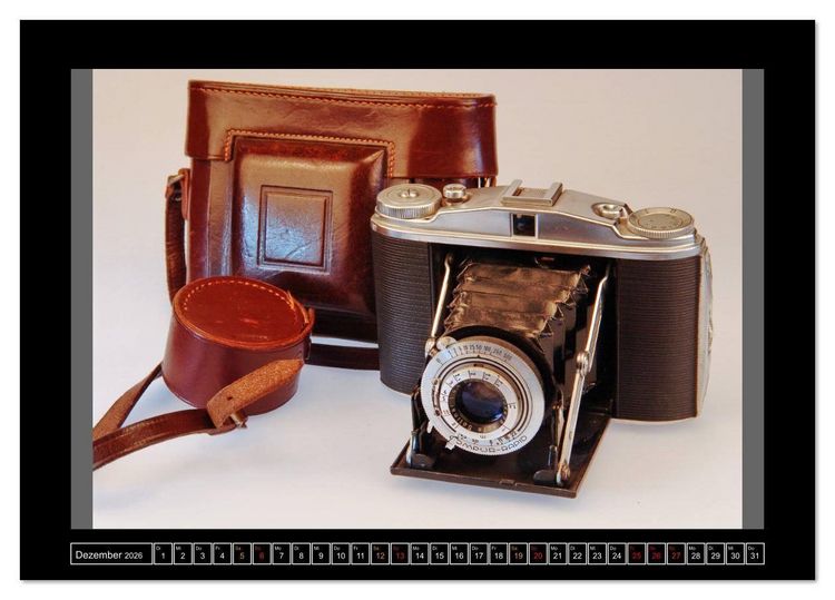 Produktbild: AGFA KAMERA OLDIES Klassische Kameras von 1926 - 1974 (Tischkalender 2026 DIN A5 quer), CALVENDO Monatskalender