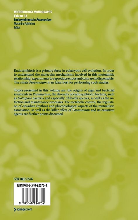 Produktbild: Endosymbionts in Paramecium