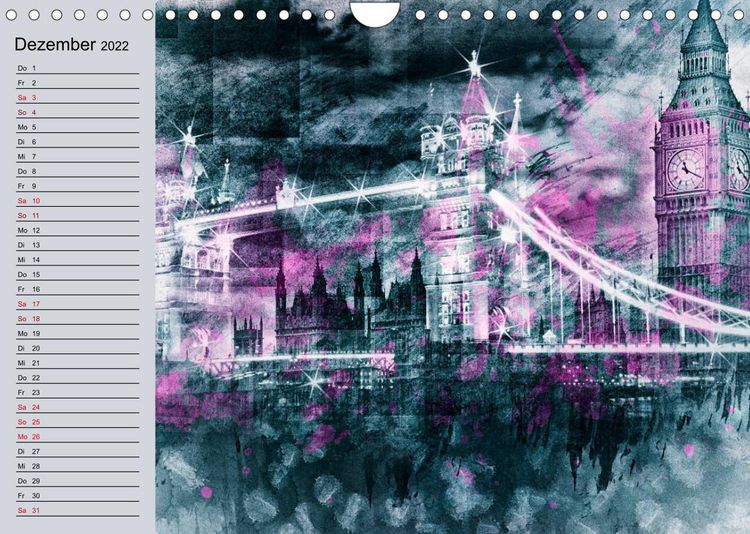 Produktbild: STADTSZENEN Modern und dekorativ (Wandkalender 2022 DIN A4 quer)