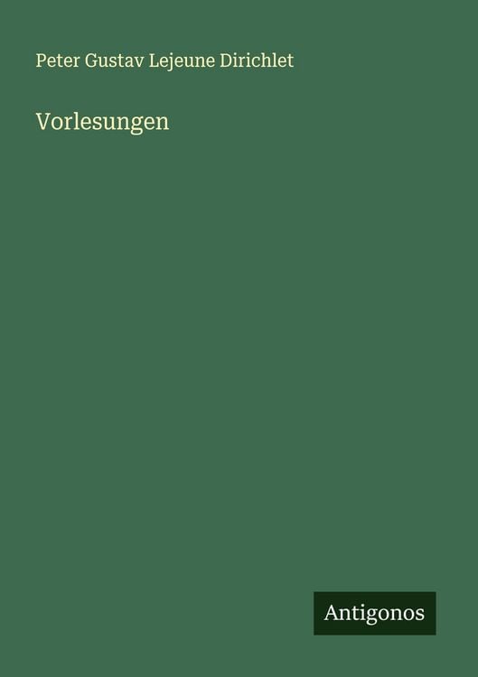 Produktbild: Vorlesungen