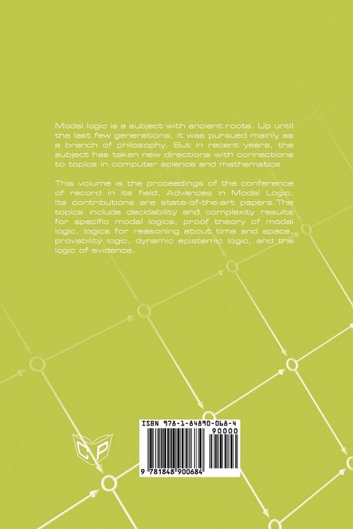 Produktbild: Advances in Modal Logic Volume 9