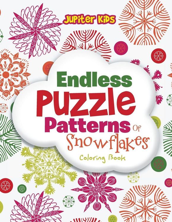 Produktbild: Endless Puzzle Patterns Of Snowflakes Coloring Book