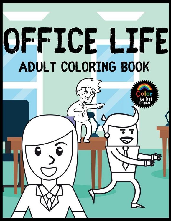 Produktbild: Office Life Adult Coloring Book
