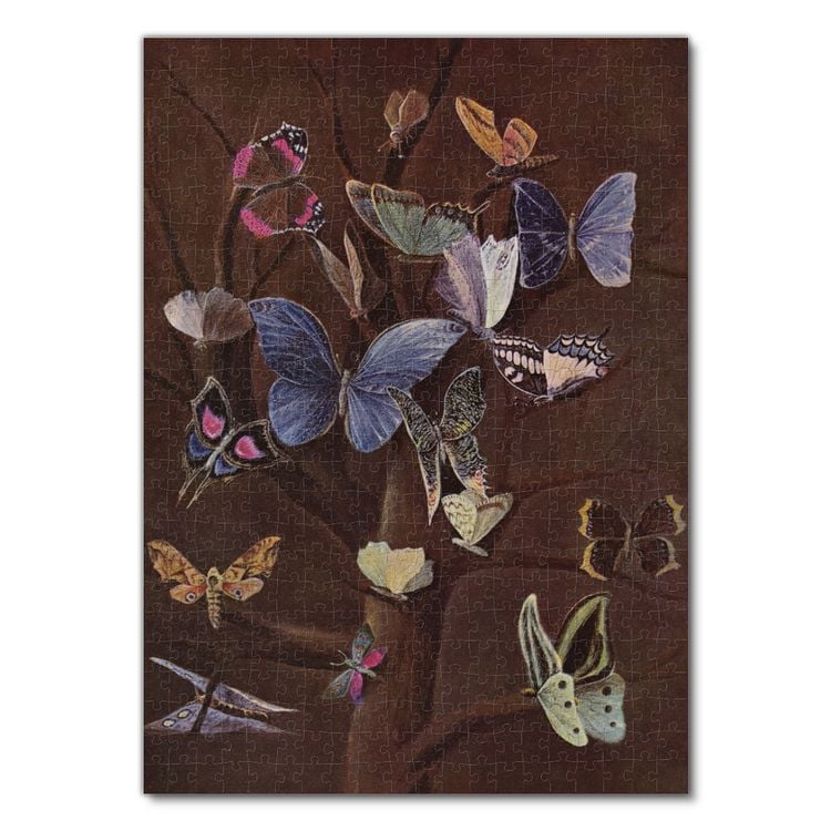 Produktbild: Lais Puzzle Wilhelm von Kaulbach - Schmetterlinge 500 Teile
