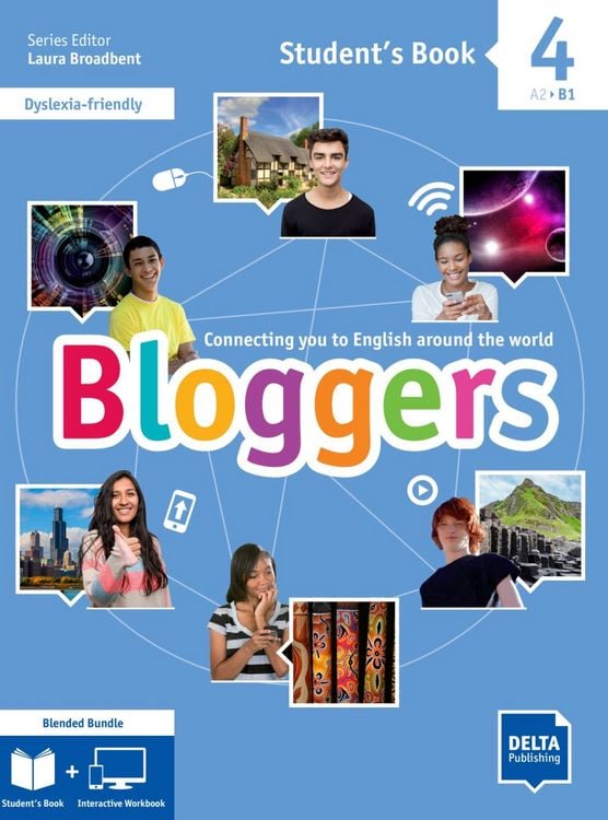 Produktbild: Bloggers 4 (A2-B1)/Student's Book with audios/videos