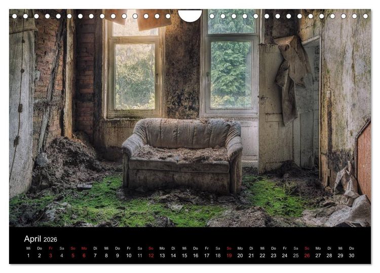 Produktbild: Verlassene Orte im Harz (Wandkalender 2026 DIN A4 quer), CALVENDO Monatskalender