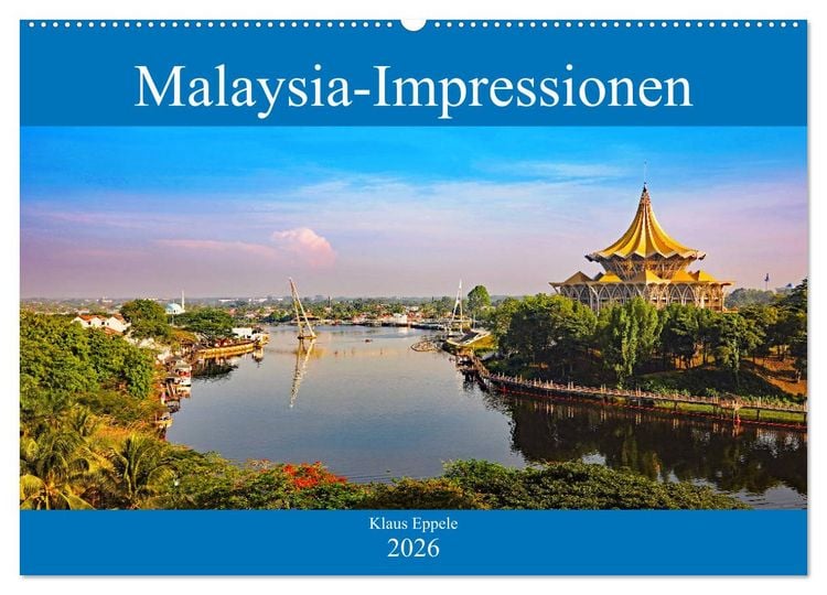 Produktbild: Malaysia-Impressionen (Wandkalender 2026 DIN A2 quer), CALVENDO Monatskalender
